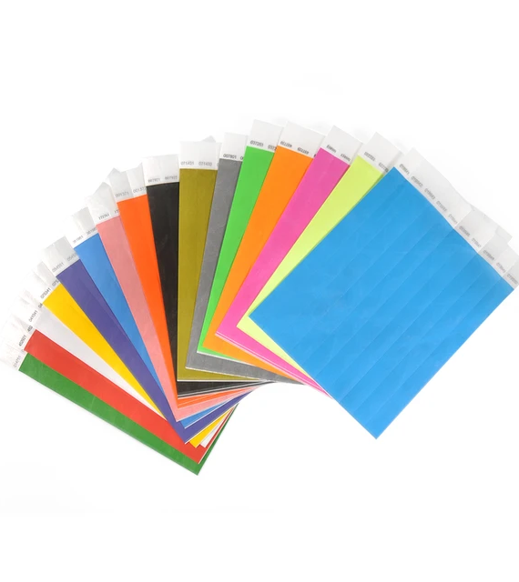 Plain Paper Tyvek Wristbands Tanzania