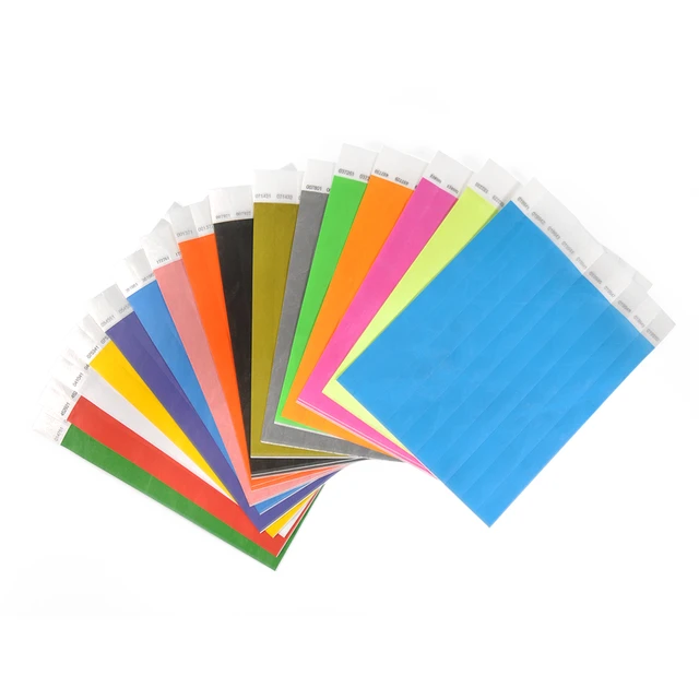 Plain Paper Tyvek Wristbands Tanzania